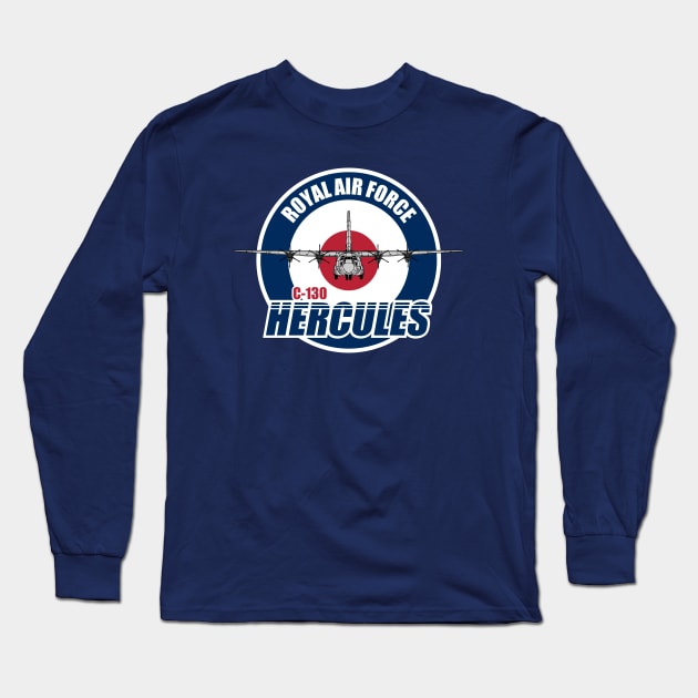 C-130 Hercules RAF Long Sleeve T-Shirt by TCP